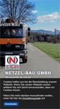 Mobile Screenshot of netzel-bau.de